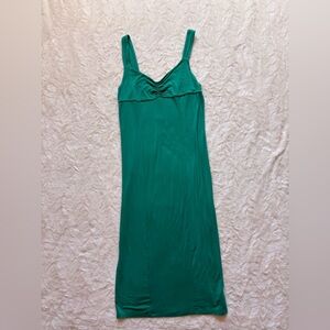 New M Tall GAP Green Midi Dress